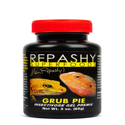 Repashy Grub Pie Insectivore Diet Gel Premix (Reptile) 3 Oz or 6 Oz JAR